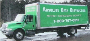truck-side Absolute Data Destruction